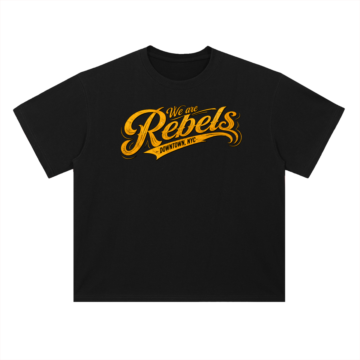 WE ARE REBELS Heavyweight Drop Shoulder Cotton T-Shirt