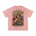 Pound Town Garageworks Snow Washed Oversized Cotton T-Shirt